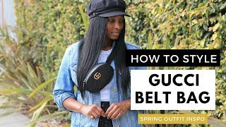 HOW TO STYLE  Gucci Belt Bag  CHANELFILES [upl. by Vipul381]