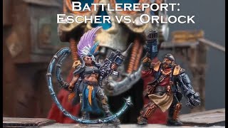 Necromunda Battlereport Escher vs Orlock  the Archeotek Device [upl. by Nahrut855]