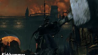 Bloodborne  Kirkhammer Move Set Showcase [upl. by Aimahs]