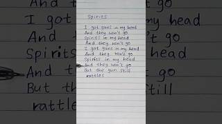 Spirits lyrics Song by The Strumbellas song lyrics [upl. by Urbannal]