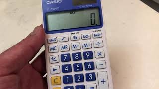 Casio SL300VCBE Handheld Calculator  Solar Plus 8 digit Extra Large Display [upl. by Kristof]