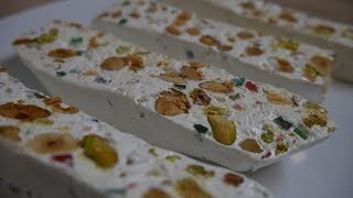 French Nougat de Montélimar Recipe [upl. by Nnylatsyrc560]