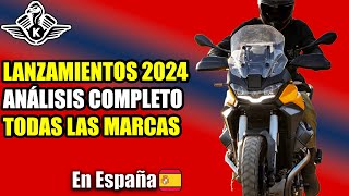 LANZAMIENTOS DE MOTOS 2024  Todas las marcas BMW Ducati Yamaha Honda Kawasaki Harley y más [upl. by Laux362]