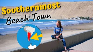 The SOUTHERNMOST BEACH Town on the American CONTINENT 🌎⬇️ Visiting Rada Tilly in Chubut Argentina [upl. by Ikkiv]