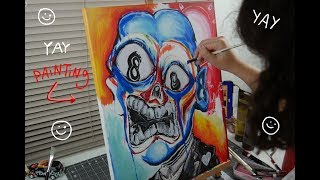 timelapse video of me painting [upl. by Tomasina]