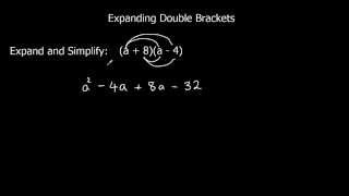 Expanding Double Brackets [upl. by Rifkin]