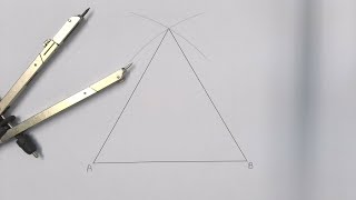 How to construct an equilateral triangle [upl. by Ailis]