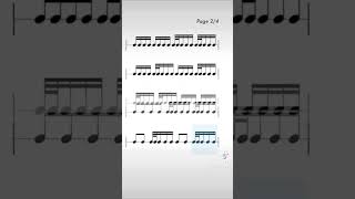 A 32nd16th note figure  lets practise this rhythm 🎵 [upl. by Tem697]