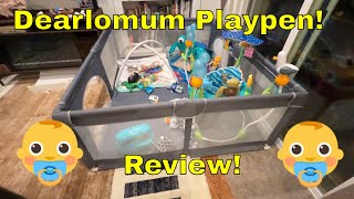 Dearlomum Baby Playpen Review 71x59 Extra Large Playard for Babies amp Toddlers with Gate Review [upl. by Henson423]