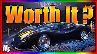 IS IT WORTH IT  The New Lampadati Tigon Podium Car Free Lucky Wheel Car GTA 5 Online Customization [upl. by Negeam]