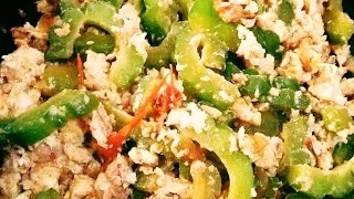 Ginisang Ampalaya with Egg  walang pait promise😊 how to cook ampalaya with eggampalaya with egg [upl. by Avril]