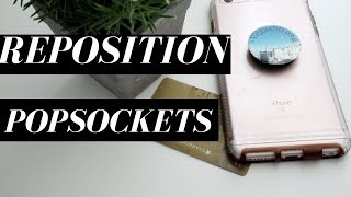 POPSOCKETS  MOVE amp REPOSITION EASILY [upl. by Randie864]