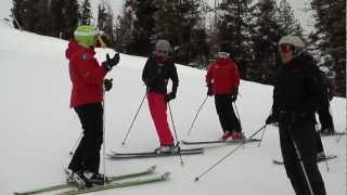 Sun Valley Ski School Instructor Training USSA Ski Drills [upl. by Ennovihs]