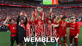 INSIDE WEMBLEY Liverpool vs Chelsea  REDS LIFT THE FA CUP [upl. by Lorain]