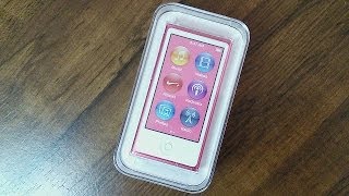 iPod Nano Pink 16GB 7th Gen UnboxingReview [upl. by Clorinda]