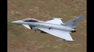 RAF Eurofighter Typhoons Cockpit footage intercepting a Russian Flanker [upl. by Nanda]