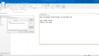 how to enableshow spam folder in outlook [upl. by Hyacintha]