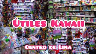 Útiles y accesorios Kawaii Centro de Lima [upl. by Dido]