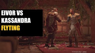 Kassandra amp Eivor Flyting Correct Answers Assassins Creed Valhalla Crossover Stories DLC Flyting [upl. by Lodnar]