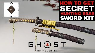 Ghost of Tsushima  HOW TO GET SECRET HUNTING BEAR SWORD KIT [upl. by Safir]