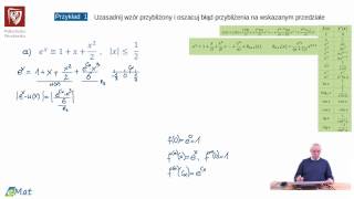 odc 29 Zastosowania wzoru Maclaurina  wzory i wartości przybliżone [upl. by Nidak]