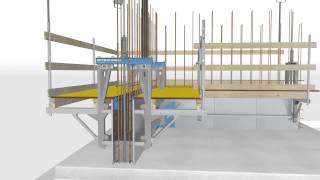 Bitschnau Slipform Animation Gleitschalung Slipforming FUTURA System [upl. by Htnamas]