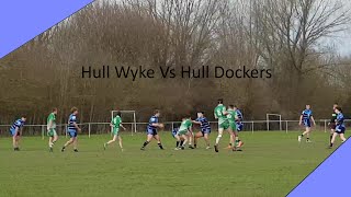 Hull Wyke U18s Vs Hull Dockers U18s [upl. by Liddie]