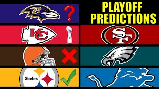 NFL Playoff Predictions 20232024 [upl. by Pinelli]