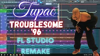 2Pac  Troublesome 96 Instrumental Remake [upl. by Ydahs108]