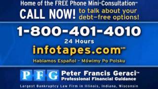 Peter Francis Geraci Commercial  Chapter 13 Stops Creditors Now [upl. by Llehsram]