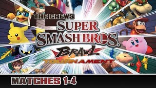 The Crew  Super Smash Bros Brawl Tournament  Episode 02 [upl. by Ahsinna]