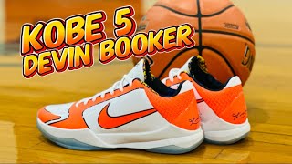 PE Kobe’s Kobe 5 Devin Booker PE Quality check review amp on foot 🔥🔥 [upl. by Zerlina]