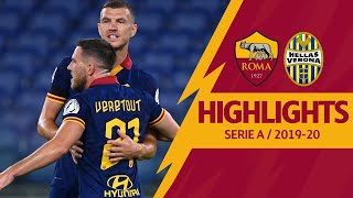 VERETOUT DAL DISCHETTO E DZEKO DI TESTA  Roma 21 Verona  Serie A Highlights 201920 [upl. by Fianna]