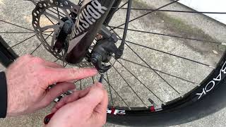 How To Adjust Mechanical Disc Brakes On A Bike [upl. by Relyat806]