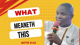 🔥WHAT MEANETH THIS   APOSTLE SEGUN A ADEYEMI  UNCOMMON SIGNS AND WONDERS  USAW  180924 [upl. by Fielding428]