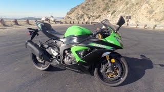 2015 Kawasaki Ninja ZX6r Test Ride at RevZillacom [upl. by Nauqas]