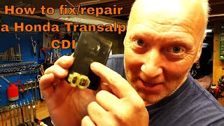 How to fixrepair a Honda Transalp 600 CDI [upl. by Eed]