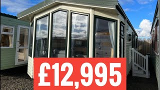 Offsite static caravan for sale Scotland UK double glazed amp central heated Willerby Aspen 37x12 3bed [upl. by Cliffes]