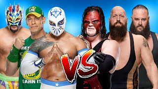 Kalisto amp Sin Cara amp John Cena vs Big Show amp Kane amp Braun Strowman  WWE Tag Team Wrestling 2022 [upl. by Colton]