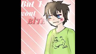 I wont biteanimation meme art edit ibispaint doodle draw digitalart animation oc bf gf [upl. by Adnahsed]