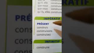 Le verbe construire à limpératif présent education maroc [upl. by Yra]