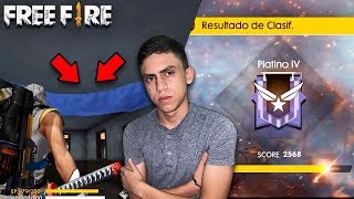 ME HE VUELTO UN PLATINO AGRESIVO QUE ESCUCHA SONIDOS EXTRAÑOS EN FREE FIRE l Jeanki [upl. by Benedicto479]