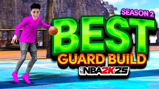 NEW BEST GUARD BUILD IN SEASON 2 ON NBA2K25 GREEN EVERY SINGLE SHOT YOU TAKE [upl. by Ron577]