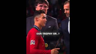 what bro said 😂  cristianoronaldo football 4k viral trending shorts shortsfeed fyp cr7 [upl. by Ynnav55]