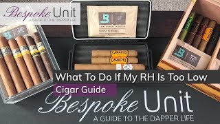 How To Fix A Dry Humidor amp Low Relative Humidity Increase Humidor RH In A Few Easy Steps [upl. by Aihseken828]