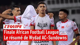 Wydad AC 21 Mamelodi Sundowns  Le résumé de la finale aller de lAfrican Football League [upl. by Adolph]