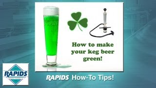 How to Make Green Beer Inside the Keg from RapidsWholesalecom [upl. by Francisco446]