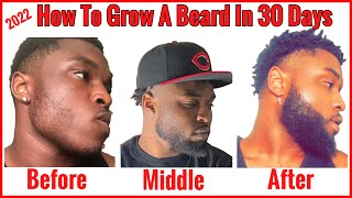 How To Grow A Beard In 30 Days  2022 Step By Step [upl. by Palumbo]