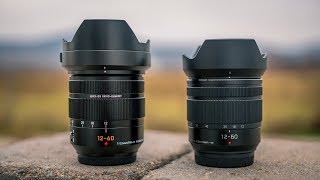 Panasonic Leica 1260mm F2840 vs Lumix 1260mm F3556 on Panasonic G9 [upl. by Pfeffer]