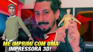 Me imprimi com uma IMPRESSORA 3D Como funciona uma impressora de resina  Creality Halot Mage 8K [upl. by Micki50]